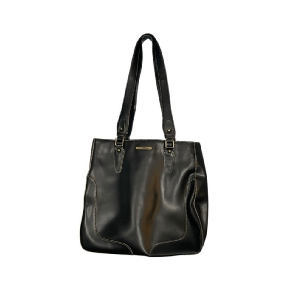 Nine & Co Black Leather shoulder bag.